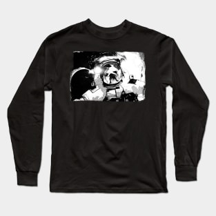 bulldog astronaut Long Sleeve T-Shirt